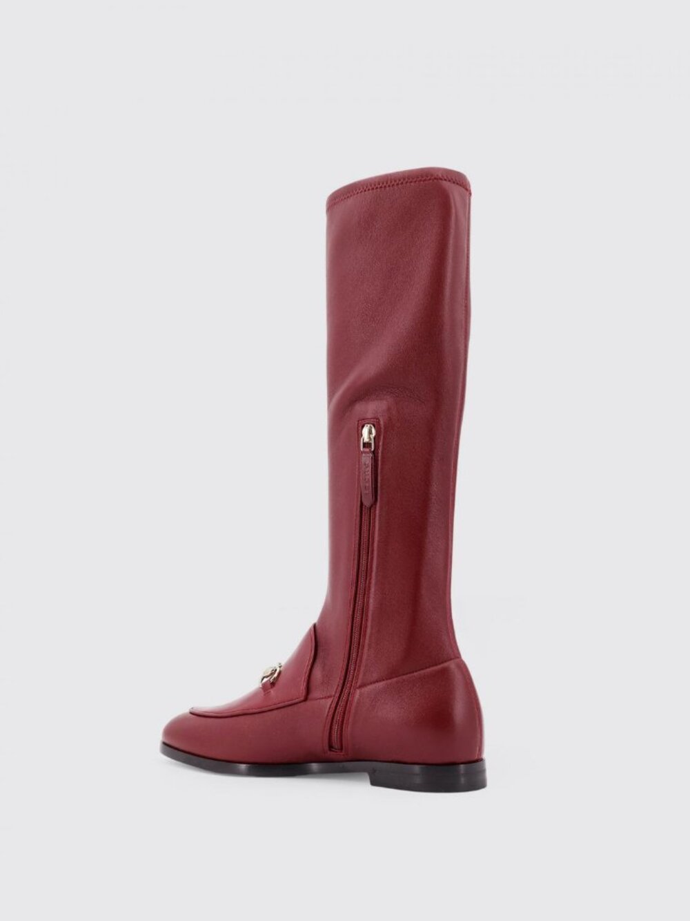 NIB Gucci Jordaan Burgundy Leather Knee-High Boots IT 38 US 8 - Picture 3 of 8